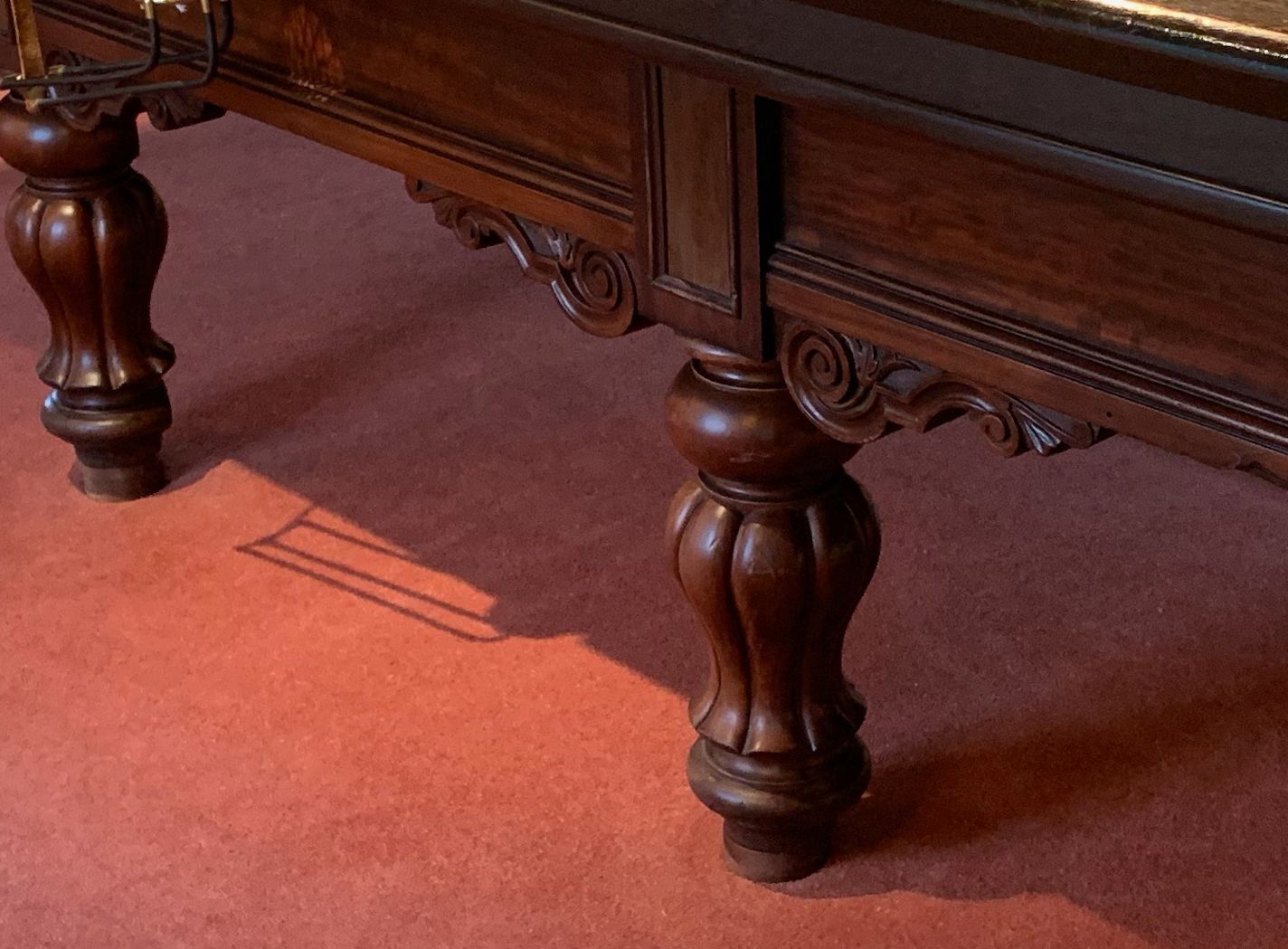 Burroughes and watts tulip leg snooker table
