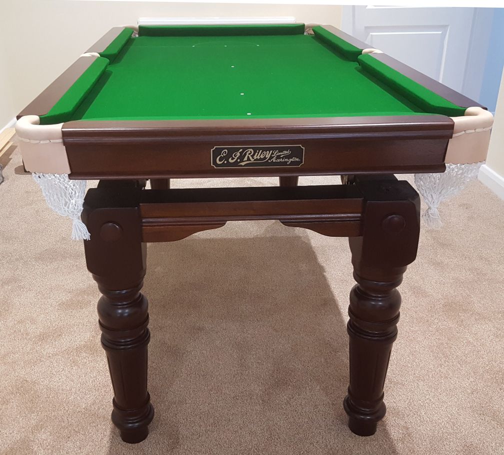 5ft mahogany Riley snooker diner