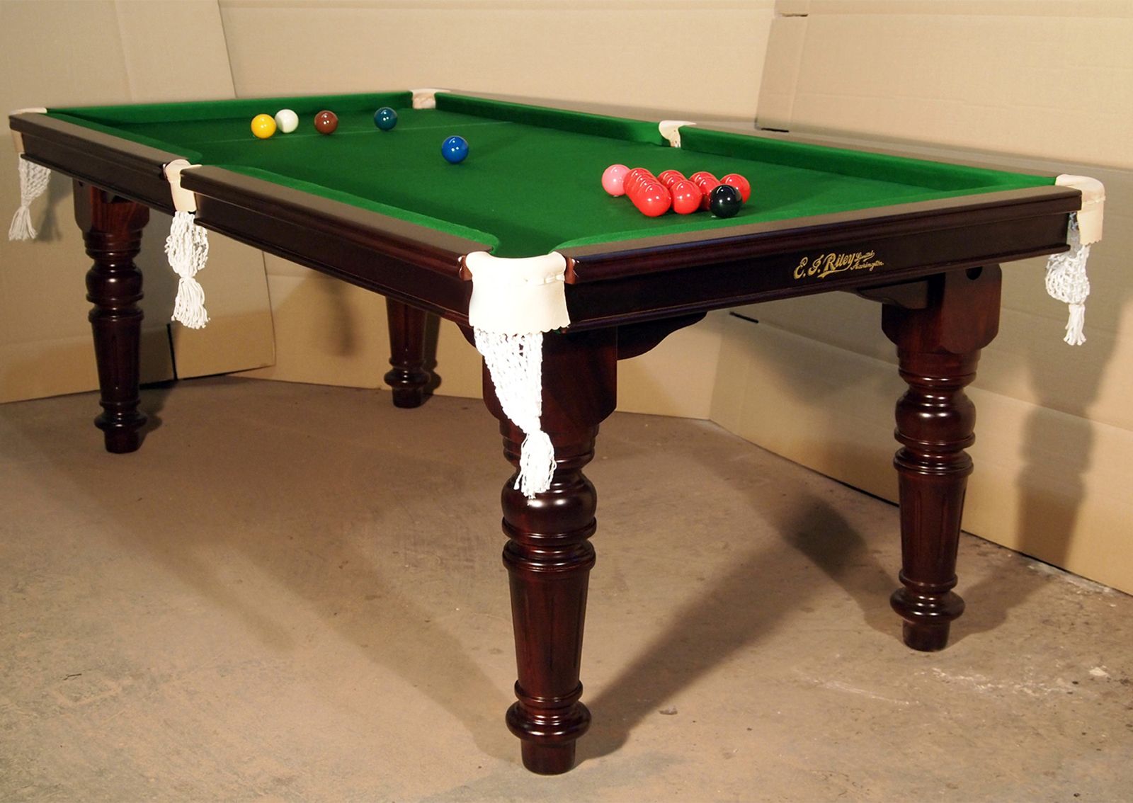 Antique Refurbished Secondhand 6 foot snooker dining table