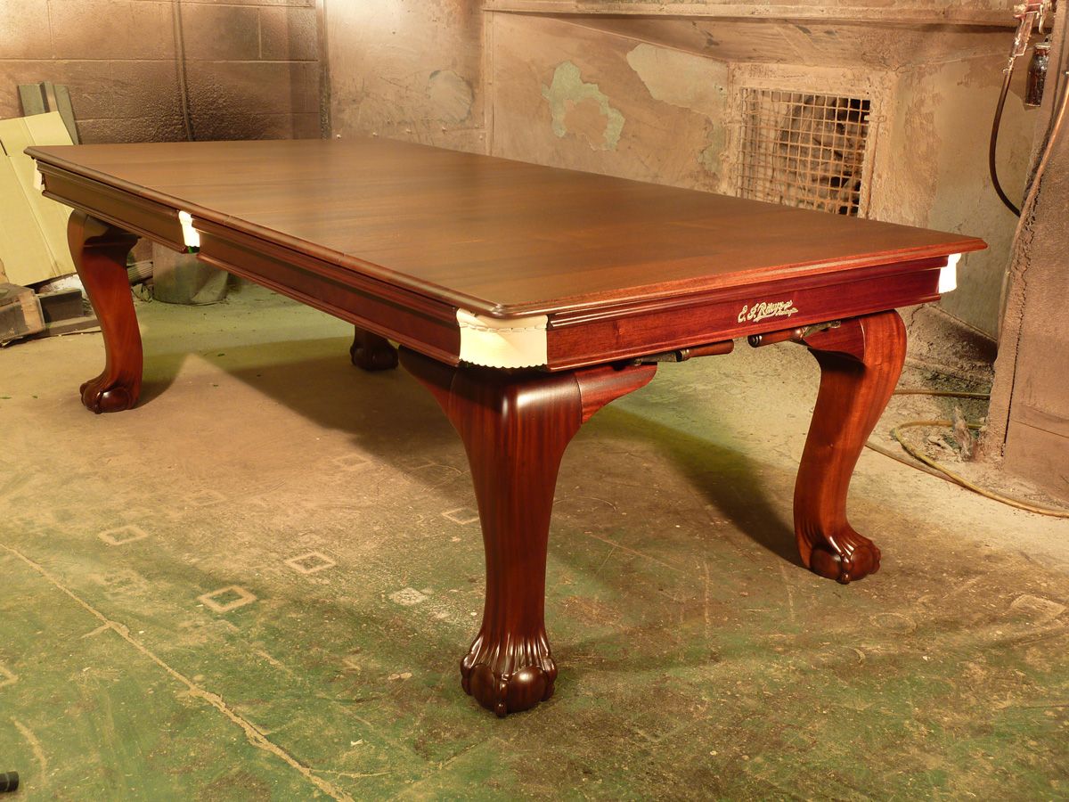 6ft E.J Riley Ball and Claw snooker dining table