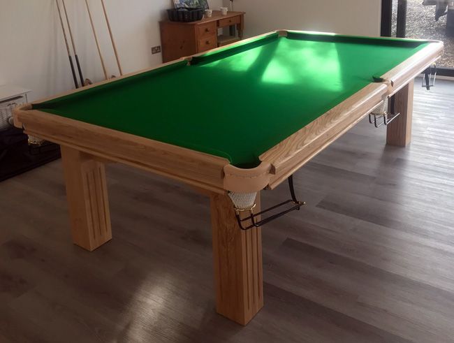 8ft Oak Snooker table