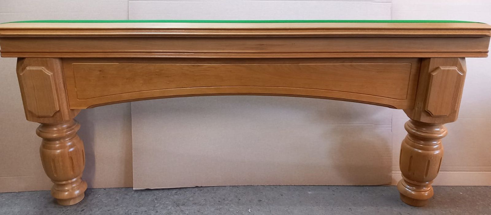 Oak snooker table